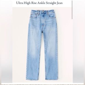 Abercrombie straight leg jeans
